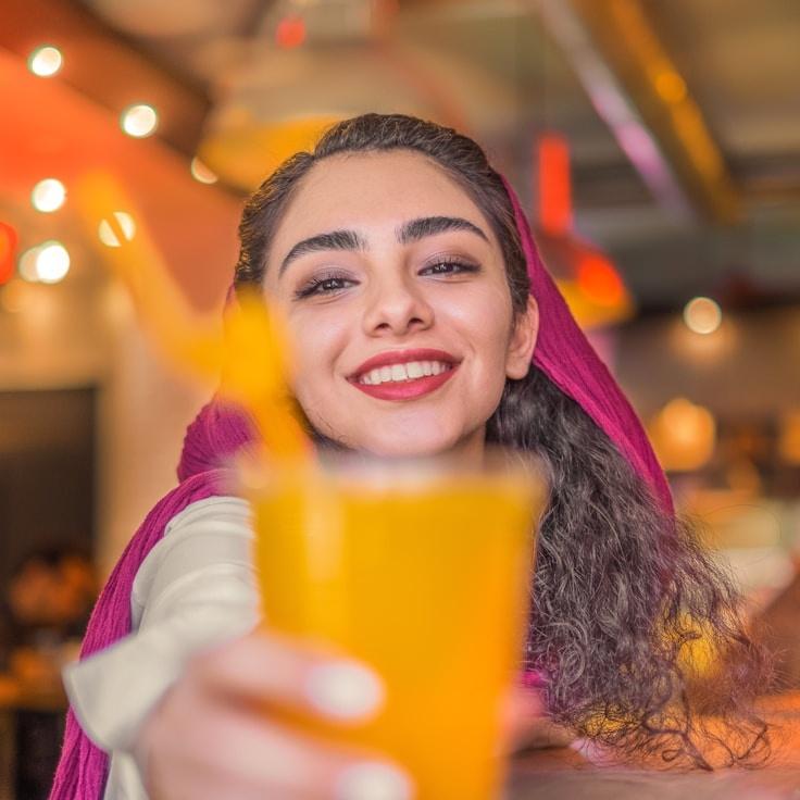 Mason Hale, Client Relations Director, discussing corporate gifting strategy with business clients